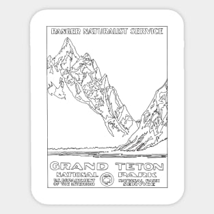 GRAND TETON Sticker